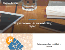 Tablet Screenshot of blogmedialabs.com